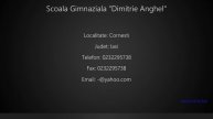 Scoala Gimnaziala "Dimitrie Anghel" Cornesti