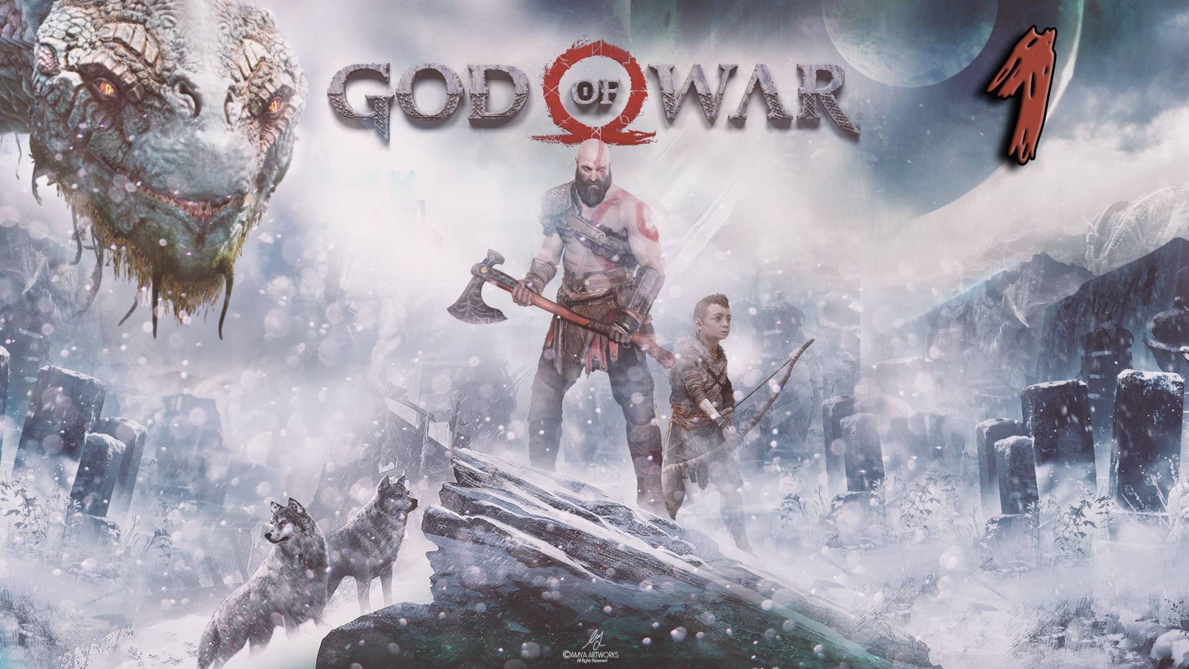 Стрим God Of War Прохождение #1