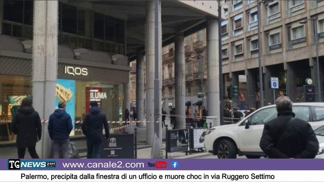 Palermo, precipita dalla finestra di un ufficio e muore: choc in via Ruggero Settimo