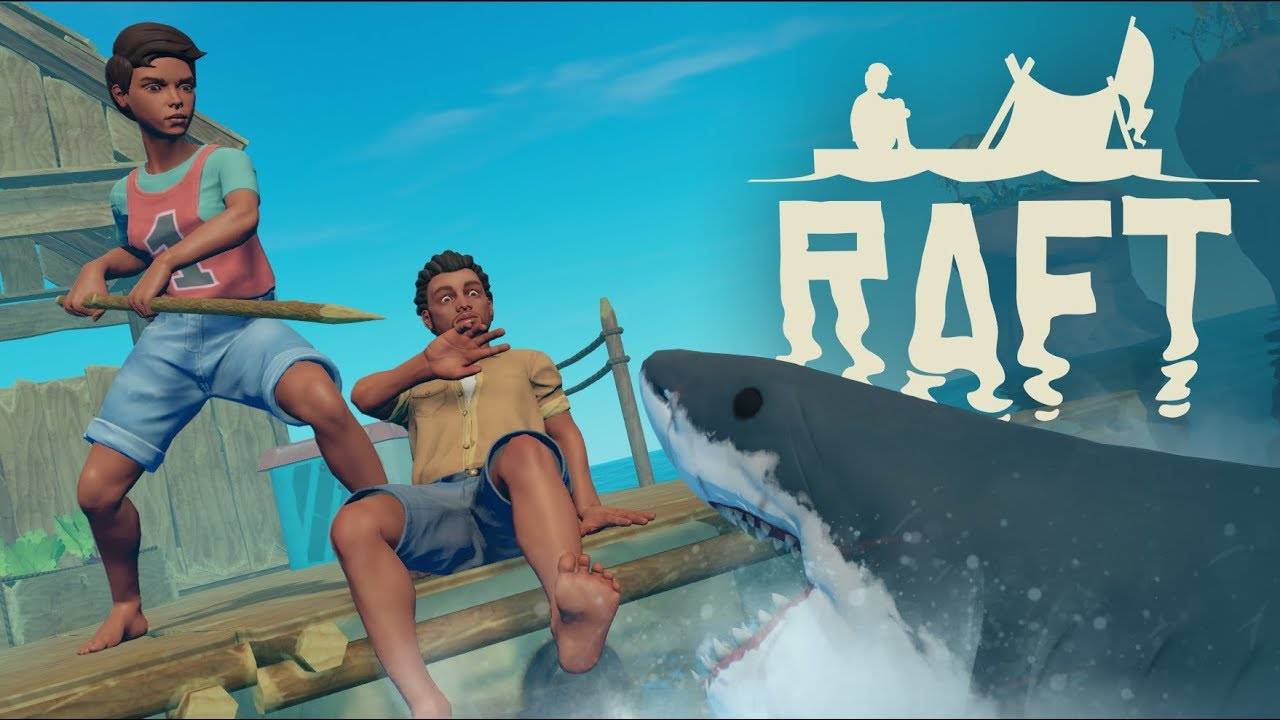 🔴🅻🅸🆅🅴 #ВЫЖИВАЕМ НА ПЛОТУ В ОТКРЫТОМ ОКЕАНЕ | 🎮 #RAFT | #1