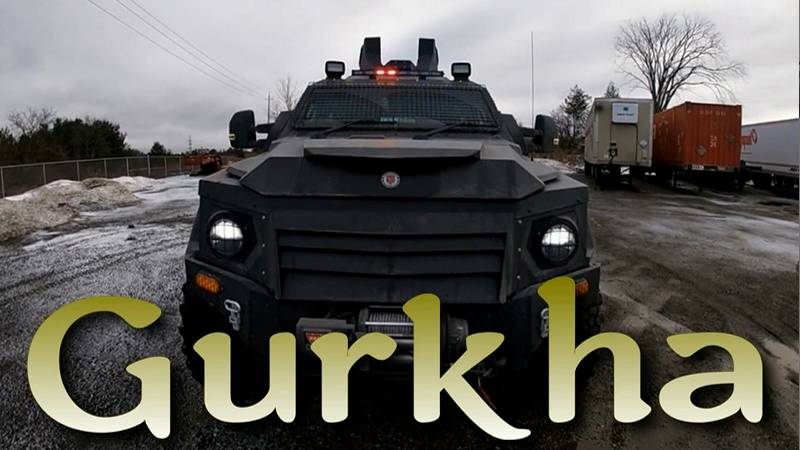 Канадский бронеавтомобиль Gurkha