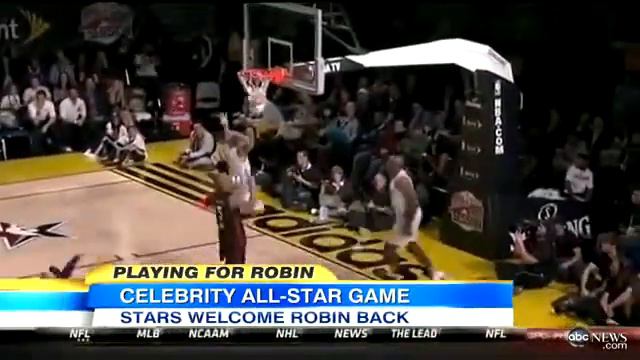 NBA All Star Celebrity Game 'GMA' Reporter Plays for Robin Roberts   YouTube