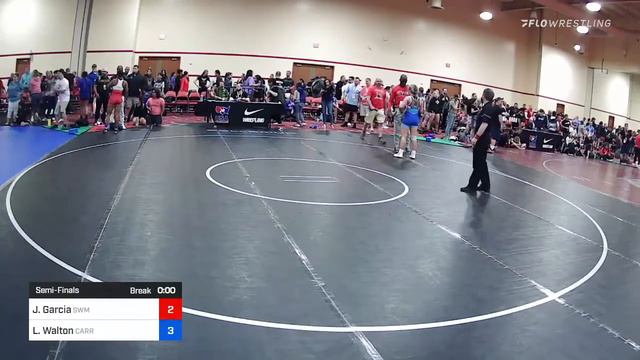 132 Lbs Semifinal - Janida Garcia, Swamp Monsters Wrestling Club Vs Lauren Walton, Carr Wrestling