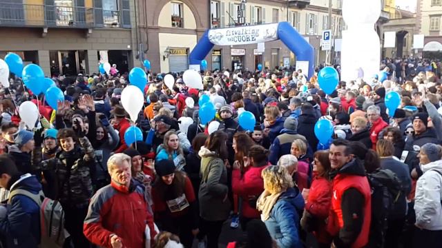Fitwalking del cuore di Saluzzo 2015: la partenza