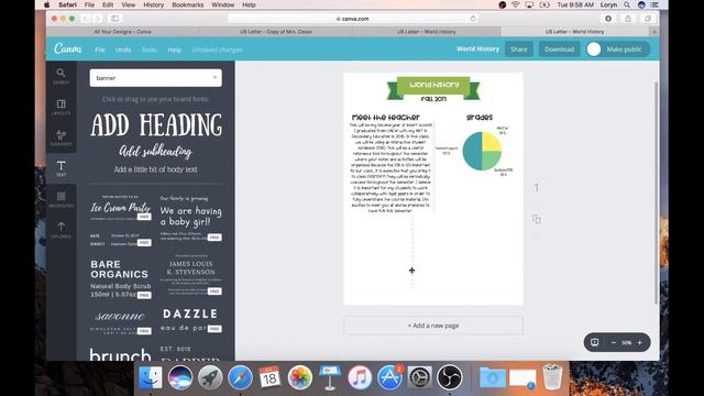 How to Create an Engaging Syllabus | Canva Tutorial