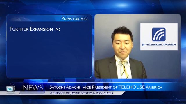 JSA TV Interviews Satoshi Adachi, Vice President of TELEHOUSE America