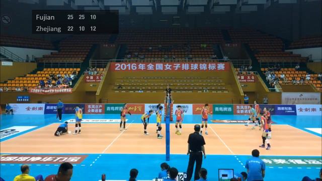 Fujian vs Zhejiang   Volleyball China 2016