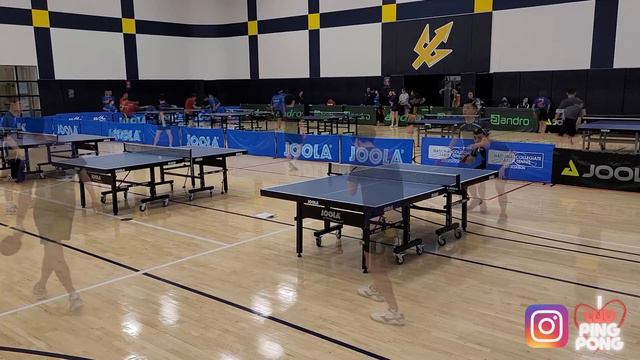 Steven Gong (UC Davis) Vs Feng Yi Liao (UCSD) // 2023 NCTTA West Regional Men's Singles