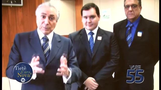 Apoio do vice presidente Michel Temer