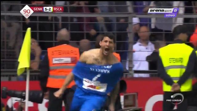 Nikolaos Karelis Goal / Genk 5 - 2 Anderlecht