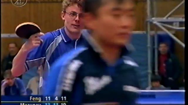 Table Tennis German League  2001 D Mazunov vs Feng