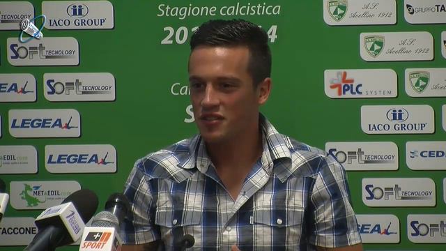 Calcio Avellino - Presentazione Mathias Nicolas Abero