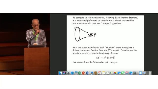 Edward Witten - JT Gravity and Random Matrix Ensembles
