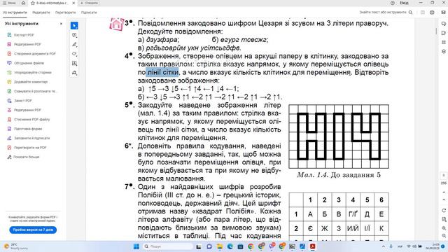 Кодування та декодування повідомлень