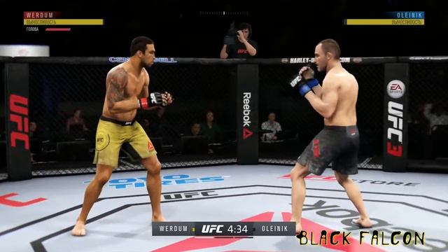 EA Sports UFC 3 Фабрисиу Вердум - Алексей Олейник (Fabrício Werdum - Alexey Oleinik)