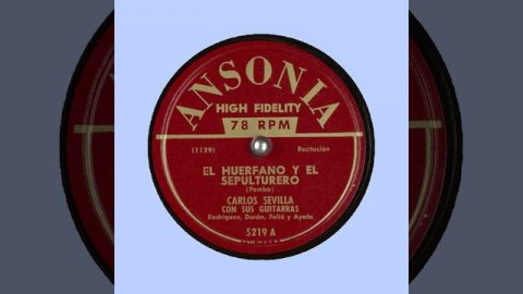 El Huefrano y El Sepulturero Carlos Sevilla con sus Guitarras Rodriguez, Duran, Feliu y Ayala A