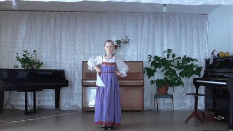 "Рассыпала Маланья бобы" -Соколова Анна