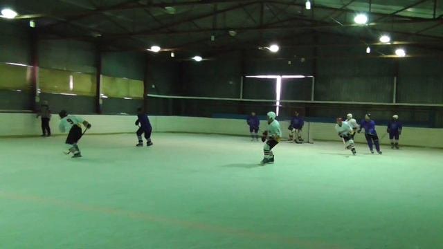 Хоккейный матч Яренск - Жешарт, игровой эпизод матча, Яренск, 16.03.2017