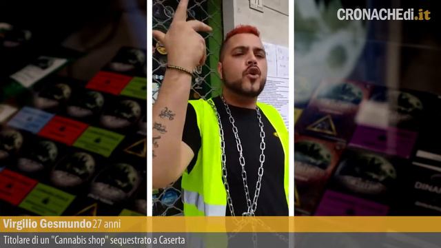 La Cassazione mette fuori legge i Cannabis Shop, imprenditore casertano si incatena in strada