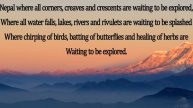 Tourism Nepal : Ex- Tourism Minister Hisila Yami (Poem)