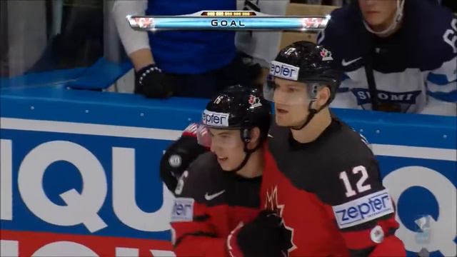 🍁 Mitch Marner no look drop pass to Parayko who blasts it home to put Canada ahead