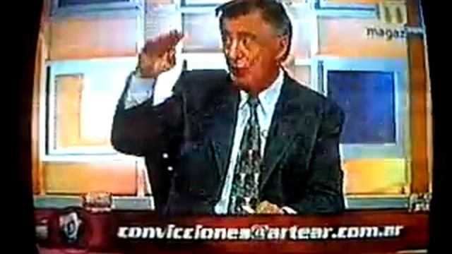 Susana Fontana lee un mail de Agustín Tauler en "Convicciones" (Magazine, 2007)