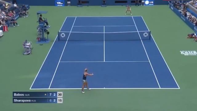 Мария Шарапова победила Тимеа Бабош во втором круге US Open 2017 года
