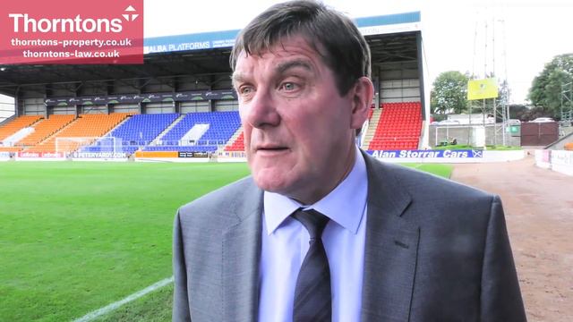 Post match v Hibernian - Tommy Wright 9/9/17
