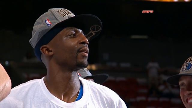 Dirk Nowitzki Receives the Finals MVP