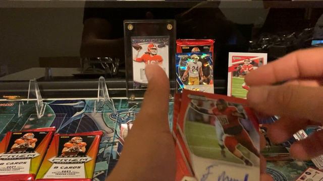 2021 Prizm hobby box and 3 2021 Donruss hobby packs
