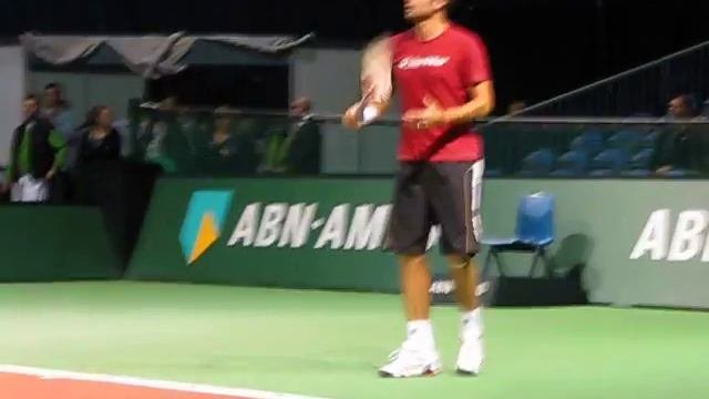 Bolelli Practice In Rotterdam2010