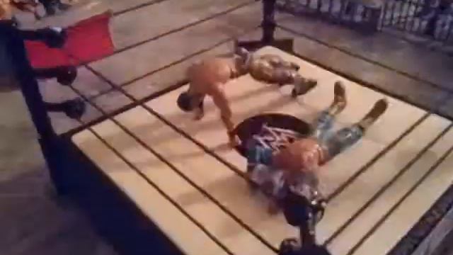 Miz vs. Sin Cara WWE Stopmotion