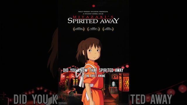 SPIRITED AWAY FUN FACT🤯😱