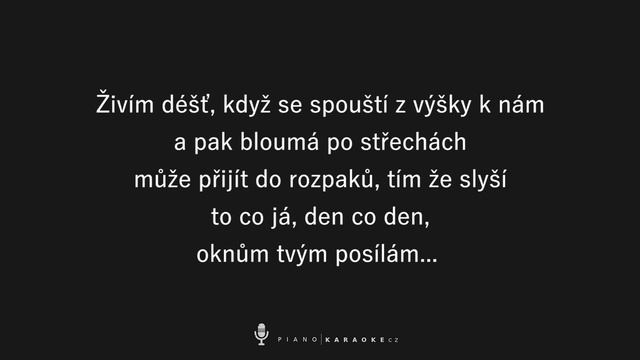 Lucie Vondráčková - Strach (Vyšší tónina) | Piano Karaoke Instrumental