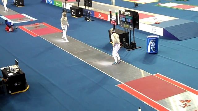 15.03.29 T32 VOUGIOUKA Vassiliki(GRE) vs BERDER Cecilia(FRA) - 2015 Seoul Fencing WS Grand Prix