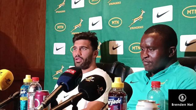 SPRINGBOKS:  Damian de Allende on his midfield partnership with Jesse Kriel