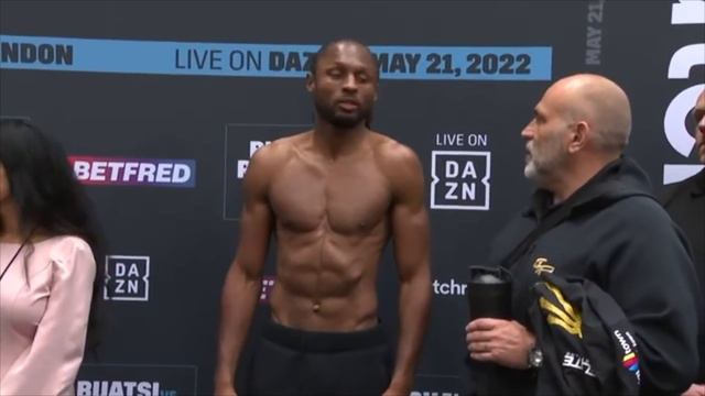 INTENSE STARE-DOWN - JOSHUA BUATSI & CRAIG RICHARDS SET FOR A DOMESTIC DUST-UP / WEIGH IN & FACE-OF
