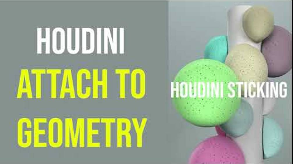 Vellum Attach to geometry Houdini
Прилипание к геометрии в Гудини