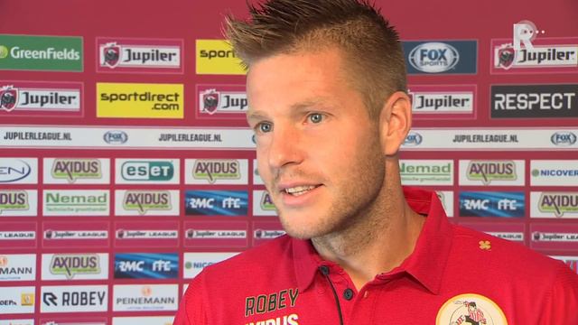 Johan Voskamp voorafgaand aan VVV-Venlo - Sparta