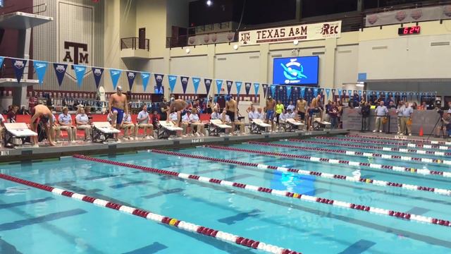 Ryan Hoffer 18.71 50 Free. Ties Nathan Adrian's Pool Record. Winter Junior Nationals 2016 Texas A&M