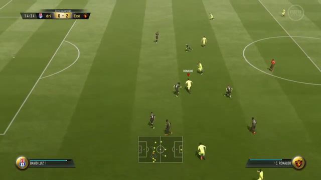 Trigueros skill for goal
