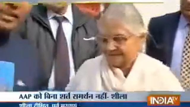 Sheila Dikshit on the Aam Aadmi Party