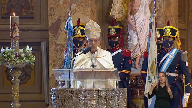 Palabras del cardenal Mario Poli en el Tedeum por el 25 de mayo