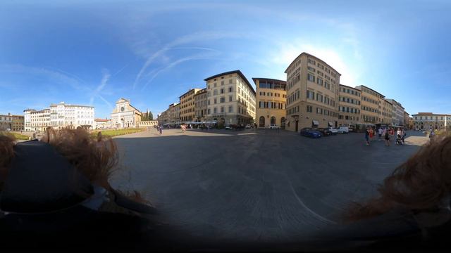 Walking in Piazza Santa Maria Novella - Florence - September 2021 [360]
