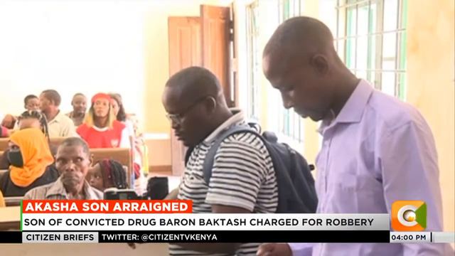 Son of convicted drug baron Baktash charged for robbery