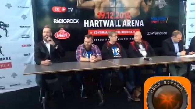 Ammattinyrkkeily.Net Live-stream Robert Helenius lehdistötilaisuus 2.11.2015