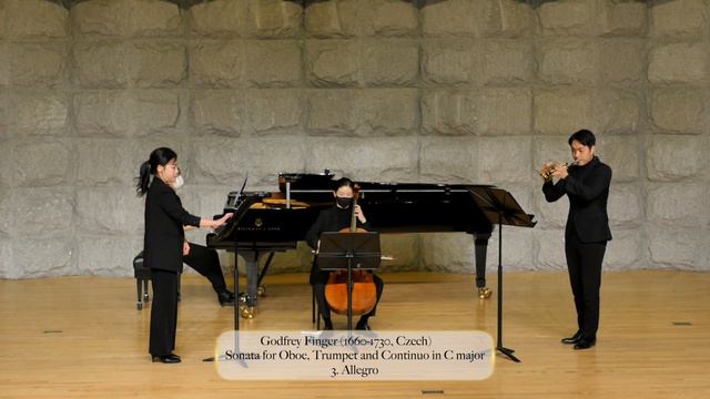 Godfrey Finger - Sonata for Oboe, Trumpet and Continuo in C major