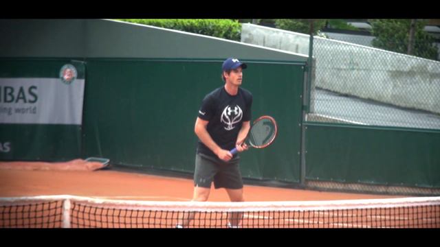 Andy Murray volley.