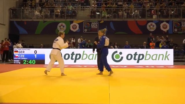 🌏Rd 2 - 57 kg / F1 - Walther (GER) v SVATON (CZE) Krakow World Championships Veterans 2022