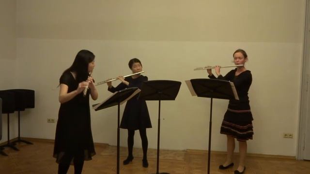 Leonardo de Lorenzo Il tre virtuosi, Ichigo Narahara, Shouko Yamakoshi. Réka Bégány - Flöte